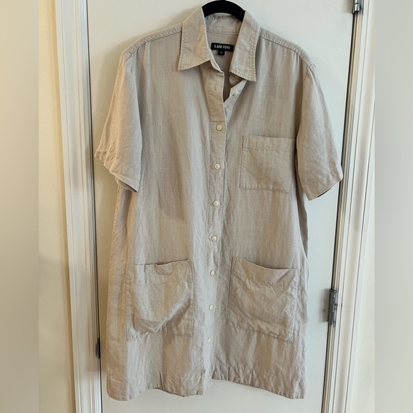 Ilana Kohn Melvin Mini Dress in Putty, XS